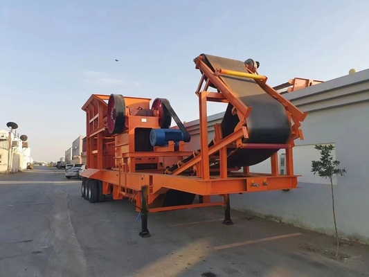 80-200 τ/ώρα χωρητικότητα Αφορητό PE750*1060 χοντροκόπημα για το λατομείο και την εξόρυξη