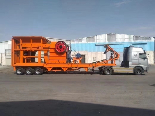 80-200 τ/ώρα χωρητικότητα Αφορητό PE750*1060 χοντροκόπημα για το λατομείο και την εξόρυξη