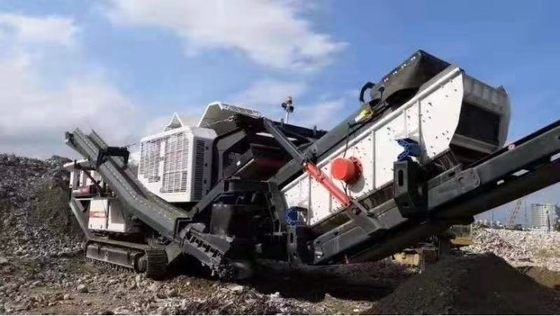 Τέλεια Υπηρεσία Μετά την Πώληση Τύπου Crawler κινητά θραύσματα επιπτώσεων για Granite Quartz Pebble