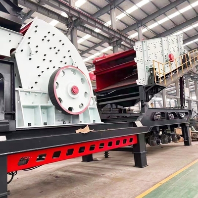 80-250kw κινητήρα ισχύς σαγόνι αντίκτυπο κώνιο σφυρί συντρίμμιο εργοστάσιο για τα κατασκευαστικά απόβλητα