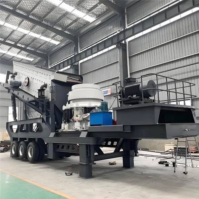 70-300tph γραμμή παραγωγής πέτρας Crawler κινητή κωνική θρυμματοσυσκευή με προηγμένη τεχνολογία