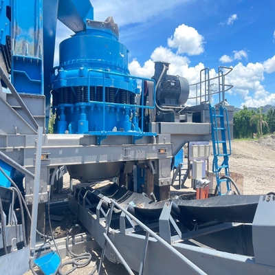 70-300tph γραμμή παραγωγής πέτρας Crawler κινητή κωνική θρυμματοσυσκευή με προηγμένη τεχνολογία
