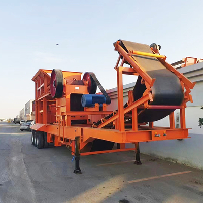 YD938E69/YD1142E710/YD1349E912 150-300tph Κινητό θραυστήρα σαγόνων για πέτρα χρυσού μετάλλου πετρώματος