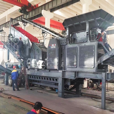 YD938E69/YD1142E710/YD1349E912 150-300tph Κινητό θραυστήρα σαγόνων για πέτρα χρυσού μετάλλου πετρώματος
