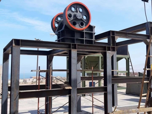 55-75kw Δύναμη κινητήρα PE600*900 Σπαστικό για σπασμό ασβεστόλιθου / γρανίτη / ποταμόλιθου / βασάλτου