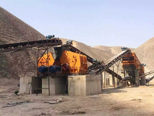 Δύναμη κινητήρα 55-75kw Σταθμός κατασκόπισης σαγόνων για ασβεστόλιθο, σκυρόδεμα και γρανίτη