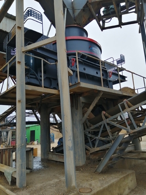 VSI Ore Sand Making Machine Impact Crusher Outlet Μέγεθος 0-5mm Ιδανικό για την επιχείρησή σας