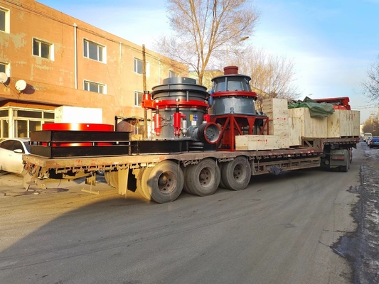 30-280kw Δύναμη κινητήρα Προσαρμογή ελατήριο κωνικό θρυμματιστικό για μεσαία σκληρότητα εύθραυστο μετάλλιο